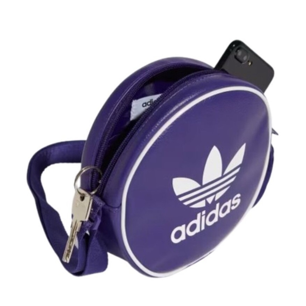 adidas originals Adicolor Deep Purple Round Bag - Picture 2 of 9
